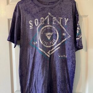 Purple Society Brand Graphic T-Shirt